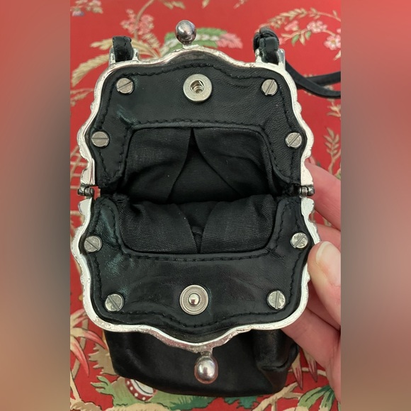 One World by Brighton Kisslock Mini Purse, vintage 90s - Picture 5 of 5